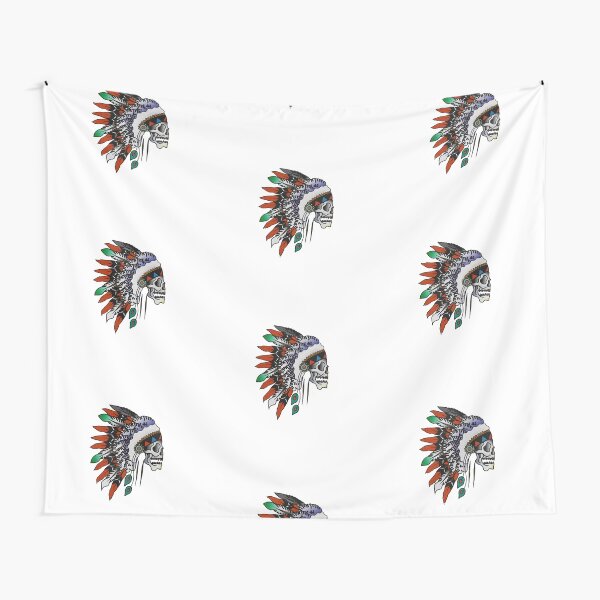 Skull Chieftain Tapestry