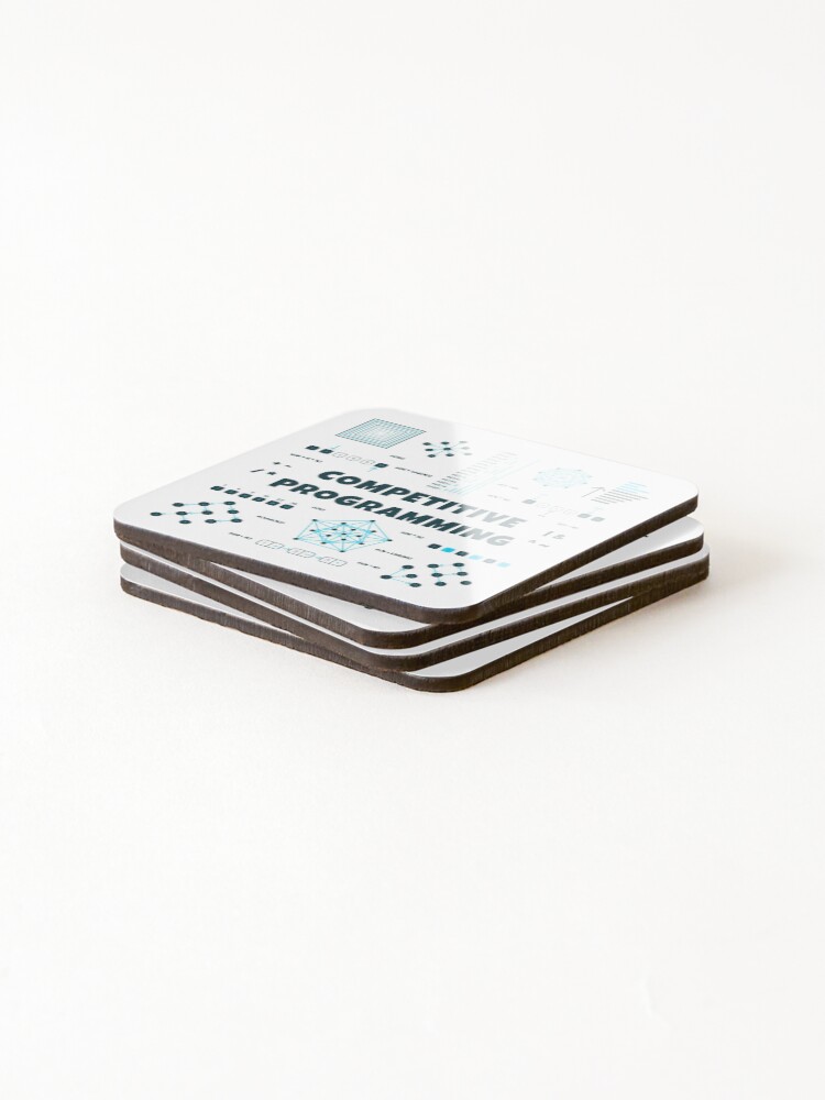 Thumbnail 4 of 5, Coasters (Set of 4), Competitive Programming designed and sold by Mechashadow.