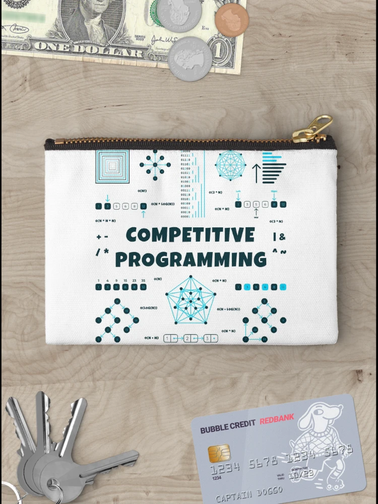 Thumbnail 3 of 4, Zipper Pouch, Competitive Programming designed and sold by Mechashadow.