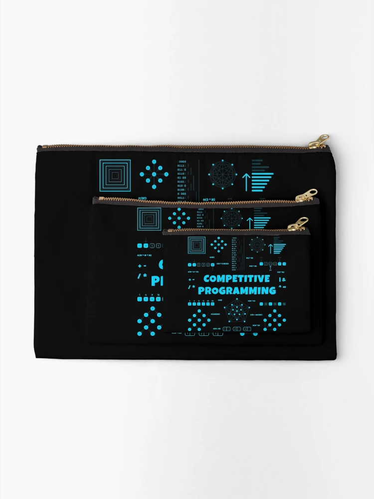 Thumbnail 2 of 4, Zipper Pouch, Competitive Programming designed and sold by Mechashadow.