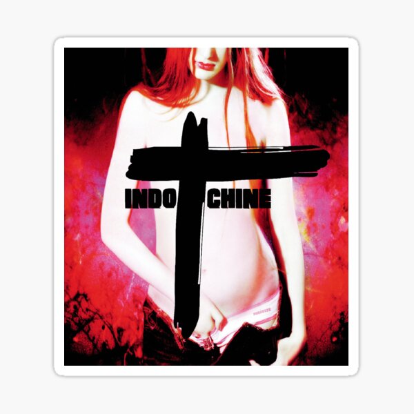 Groupe de pop rock et new wave français indochine est 1981 Sticker