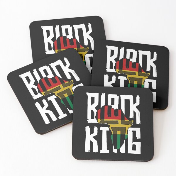 Item preview, Black King Africa Map designed and sold by BasiaKrol.