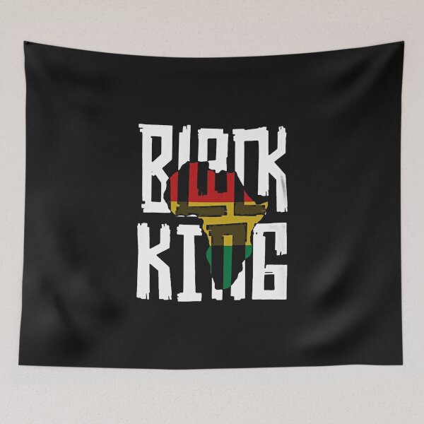 Item preview, Black King Africa Map designed and sold by BasiaKrol.