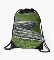 Fence River Raisin Battlefield Drawstring Bag