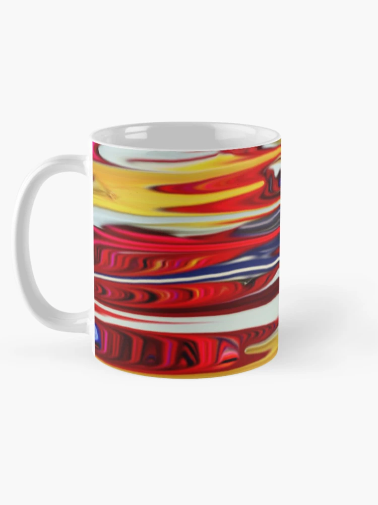 Thumbnail 5 of 6, Coffee Mug, Abstract Rug Pattern designed and sold by Cveti Dinkova.