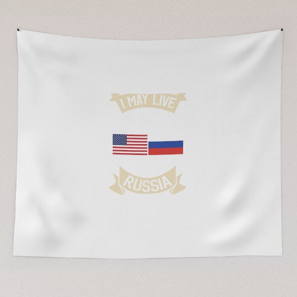 Item preview, Russia American Flag USA Russian Roots designed and sold by laonieam8aman5.