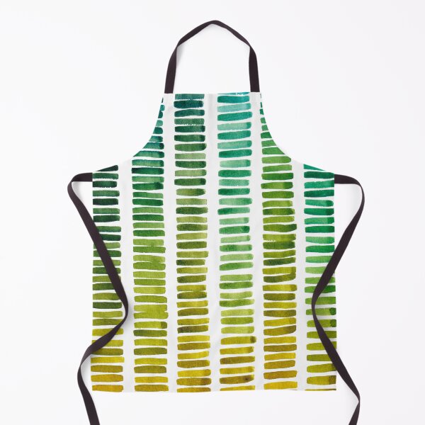 Item preview, Green/Yellow Watercolour Stripes Swatches designed and sold by MarinaRedol.