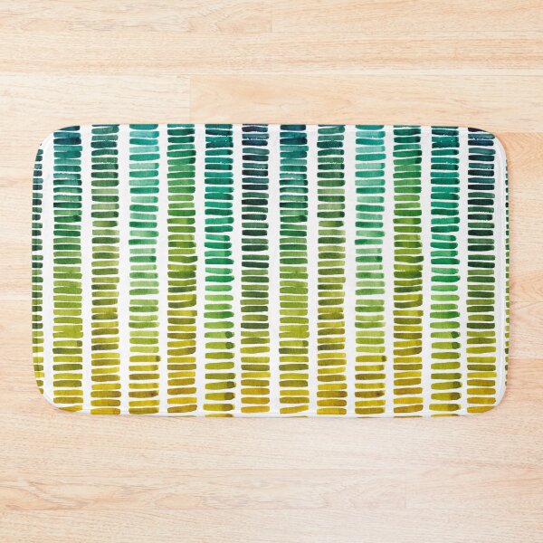Item preview, Green/Yellow Watercolour Stripes Swatches designed and sold by MarinaRedol.