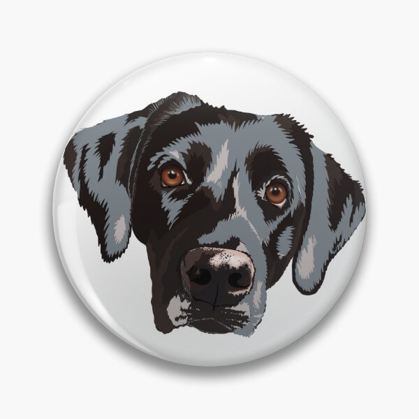 Item preview, Labrador Retriever black dog breed dog portrait designed and sold by MyArtistry.