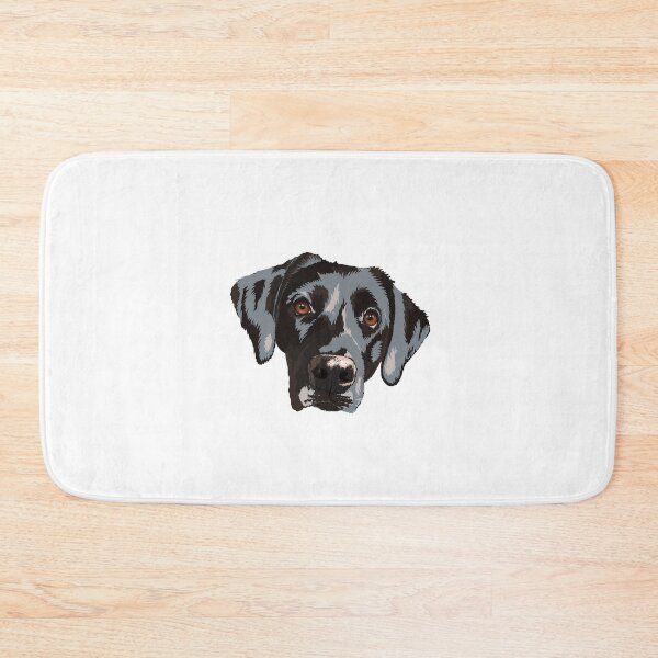 Item preview, Labrador Retriever black dog breed dog portrait designed and sold by MyArtistry.