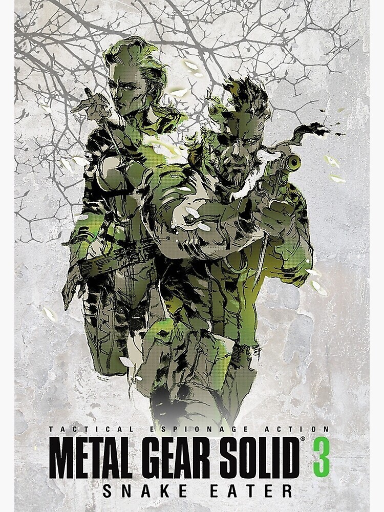Discover Metal Gear Solid 3 Design Premium Matte Vertical Poster