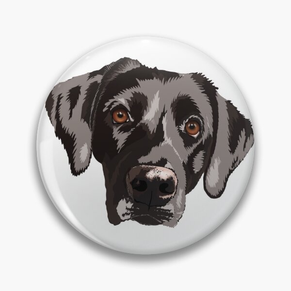 Item preview, Labrador Retriever brown dog breed dog portrait designed and sold by MyArtistry.