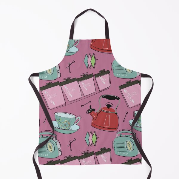 Item preview, Cute Retro 50's kitchen gadgets pattern. designed and sold by LaBellCreative.