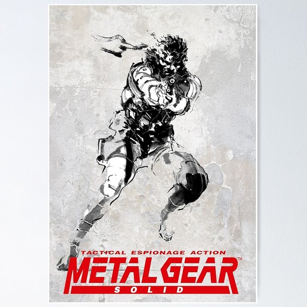 Metal Gear 2: Solid Snake Variant Poster