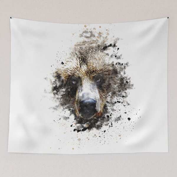Item preview, Abstract Brown Bear designed and sold by AbstractDot.