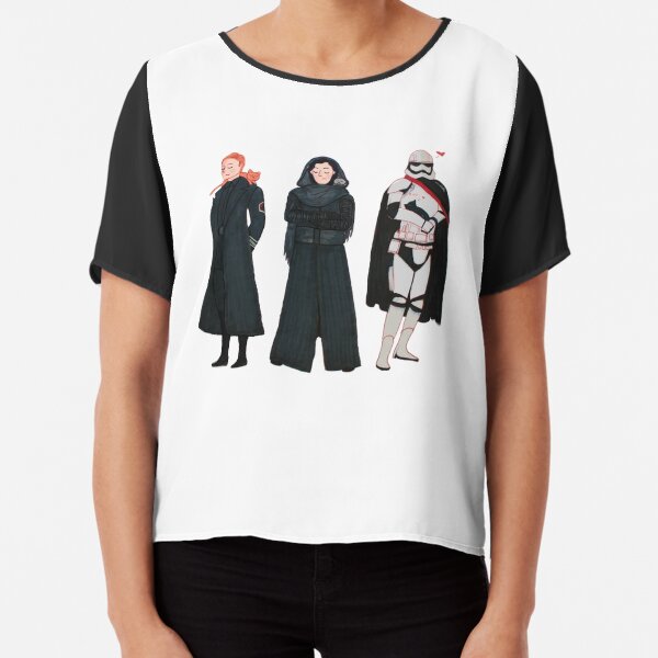 First Order Cats Chiffon Top