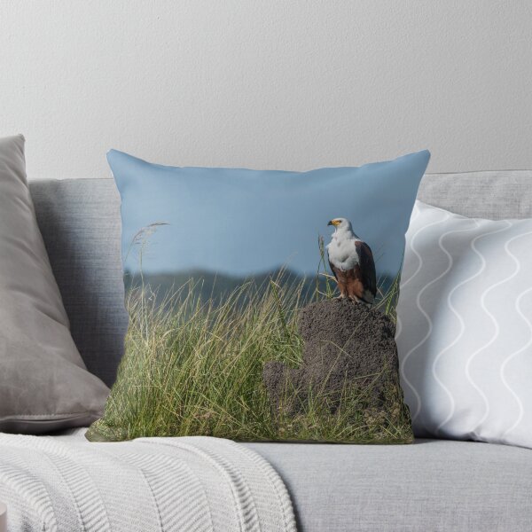 Item preview, African fish eagle perched on termite mound designed and sold by Nick Dale Photography.