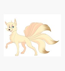 Ninetales (Pokemon) Photographic Print