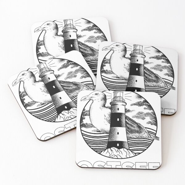 Item preview, Baltic Sea Coast Seagull North Germany Sea designed and sold by redshirtz.