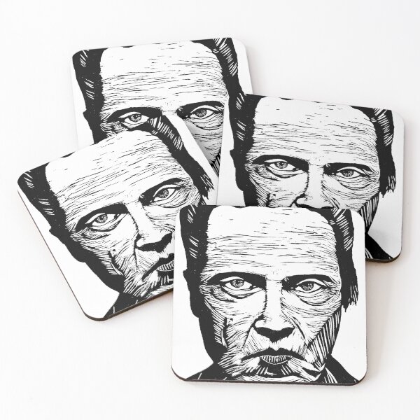Item preview, Christopher Walken - Linocut Print designed and sold by PixelPalmer.