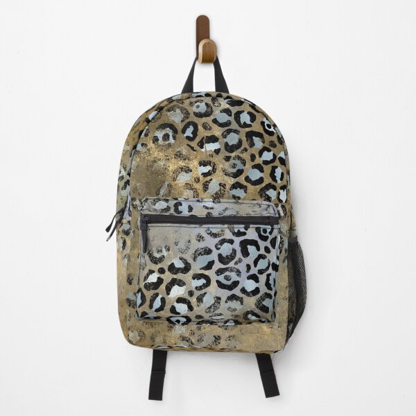 Item preview, Grunge Abstract Metallic gold Leopard Pattern designed and sold by WOW TeesAndThings.