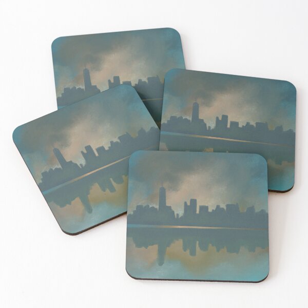 Item preview, Abstract New York City Skyline designed and sold by AbstractDot.