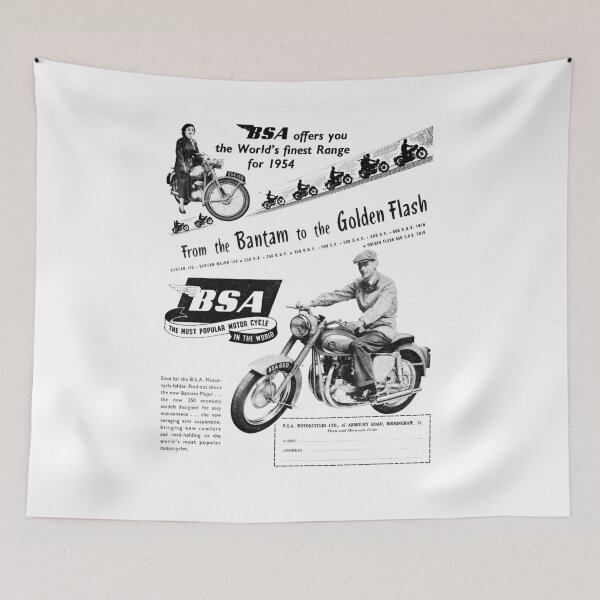 Item preview, 1953 BSA Motorcycle advert designed and sold by Random Railways.
