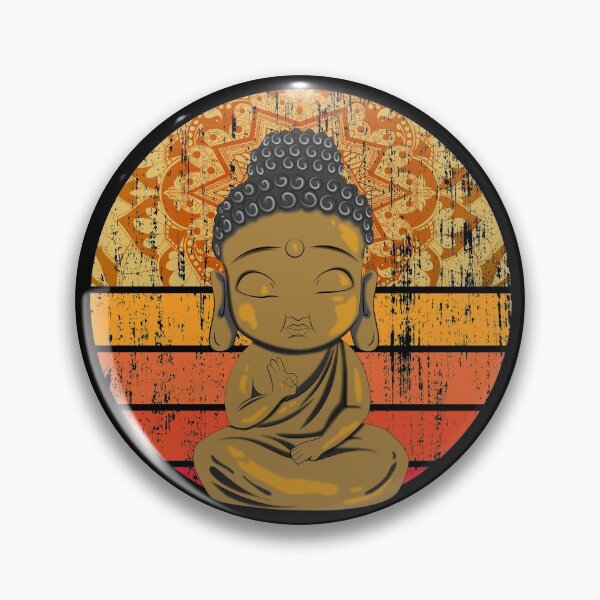 Item preview, Bouddha illustration  designed and sold by Scatch Spot.