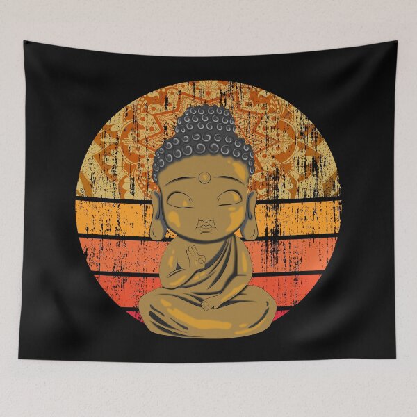 Item preview, Bouddha illustration  designed and sold by Scatch Spot.