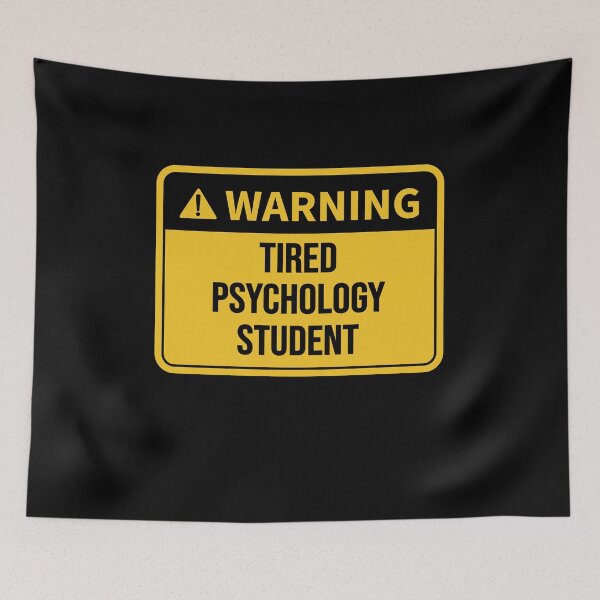 Item preview, Funny Psychology Student Gift Idea: Tired Psychology Student designed and sold by Pengo Shirt.