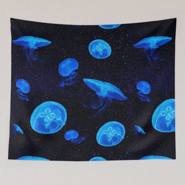 Item preview, MOON JELLYFISH IN SPACE designed and sold by WokeWords.