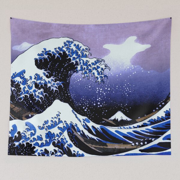 Item preview, The Great Wave Off Kanagawa By Hokusai (Dark Sea Version) designed and sold by SimpleJoyStyle.