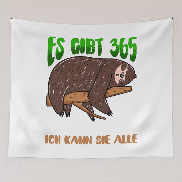 Item preview, There are 365 ways to be Tired Sloth Sleeping designed and sold by redshirtz.