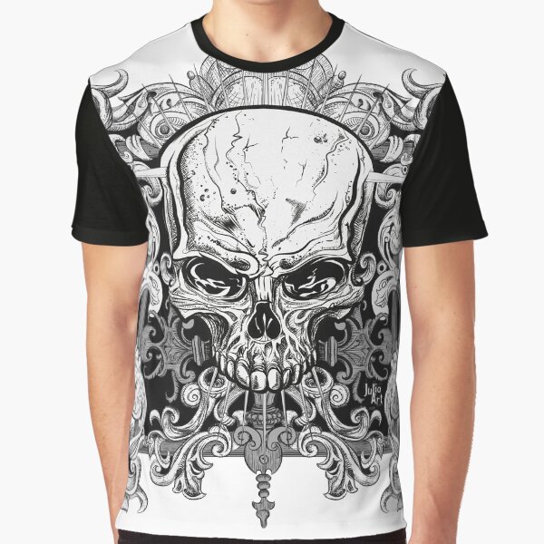 " Prophetic Skull of Mimir " by Julia Art Graphic T-Shirt