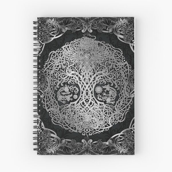 Item preview, Yggdrasil, Árbol de la vida vikingo - Plata oscura designed and sold by Abysm Internal.