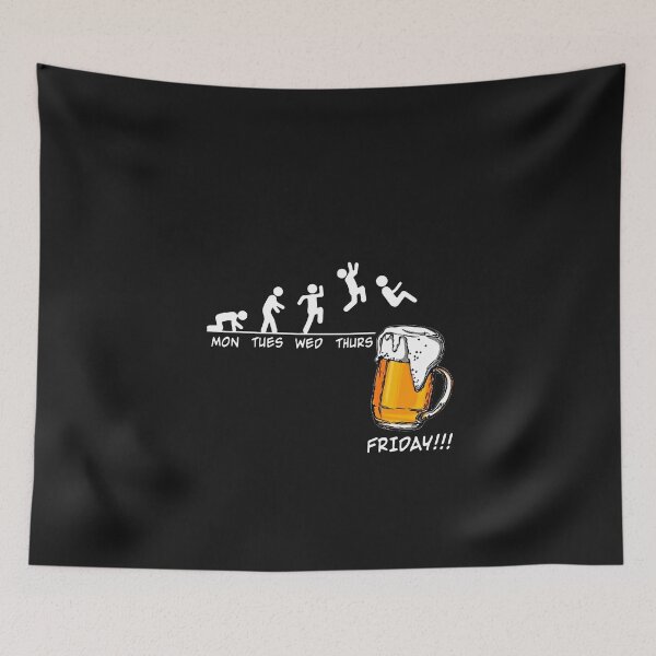 Item preview, Mon Tues Wed Thurs Friday Beer Day designed and sold by BasiaKrol.