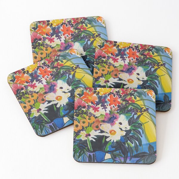 Item preview, Watercolour Abstrast floral design Australian Art designed and sold by Lovenikkisart.