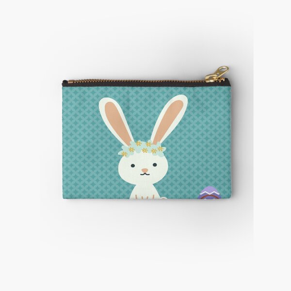 Item preview, Happy Easter - cute rabbit with Easter eggs designed and sold by Yireso Luna.