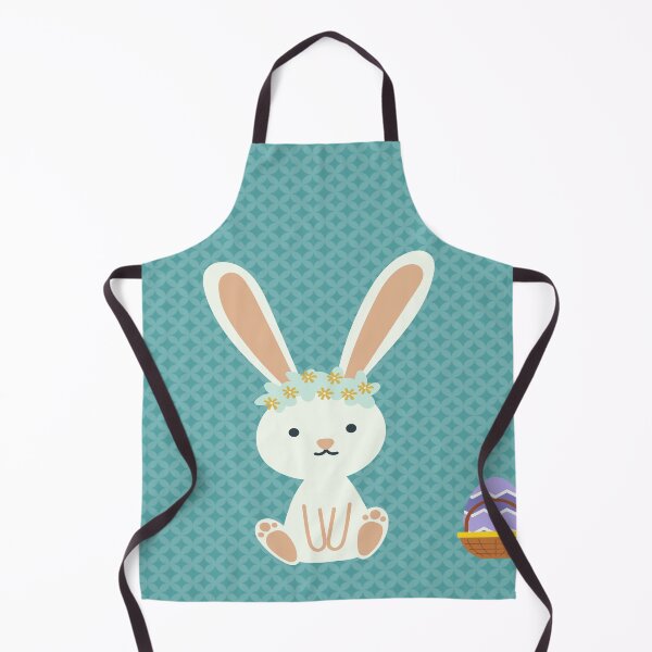 Item preview, Happy Easter - cute rabbit with Easter eggs designed and sold by Yireso Luna.