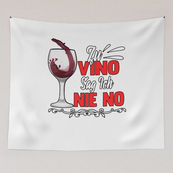 Item preview, To vino I never say no wine glass wine festival grapevine designed and sold by redshirtz.