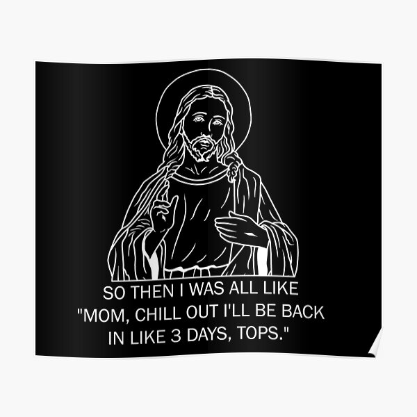 “Jesus - Funny Easter” Poster for Sale by ValentinaHramov | Redbubble