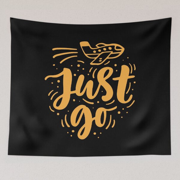Item preview, Just Go - Fun travel tees. designed and sold by PrintPress.