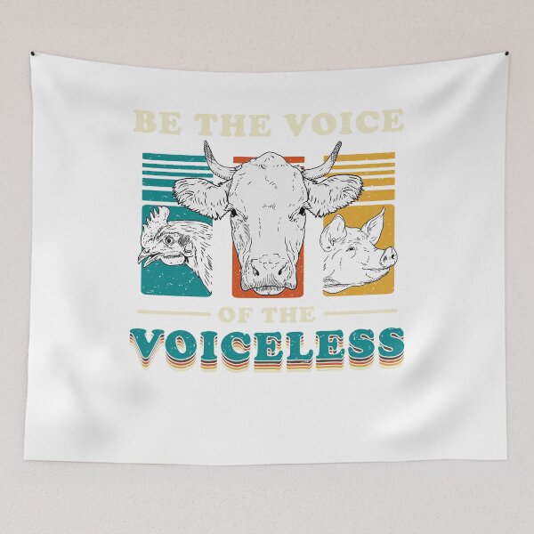 Item preview, Be the Voice of the Voiceless Vegan Animal Welfare designed and sold by redshirtz.
