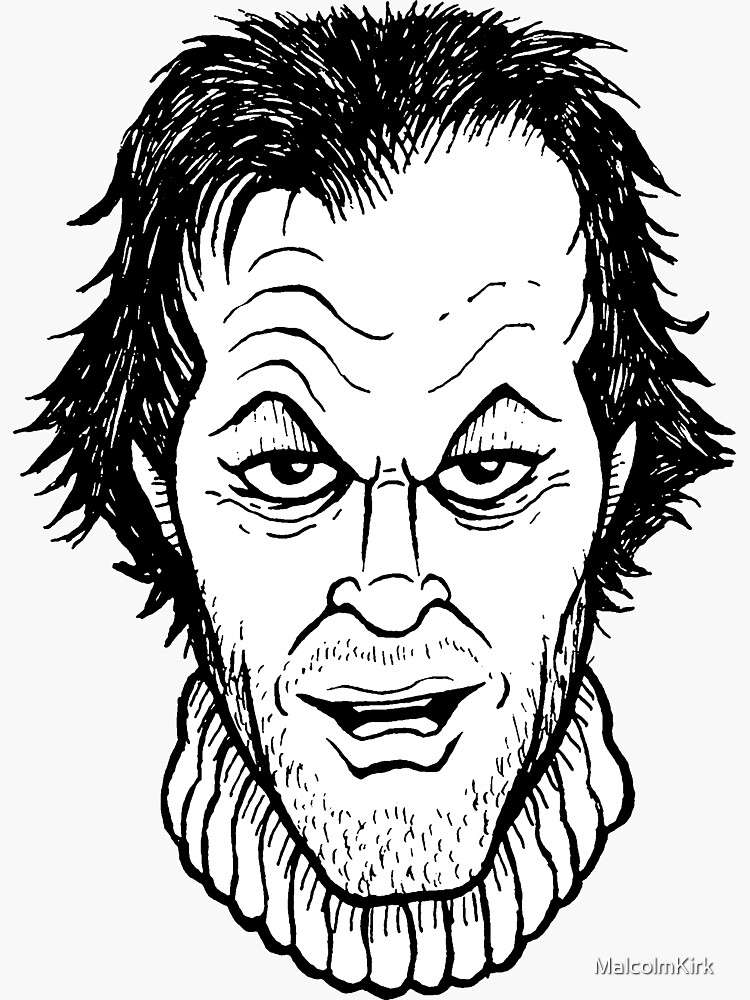 "Jack" Sticker for Sale by MalcolmKirk Redbubble