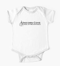 Unicorn Cove School of Metaphysics logo One Piece - Short Sleeve