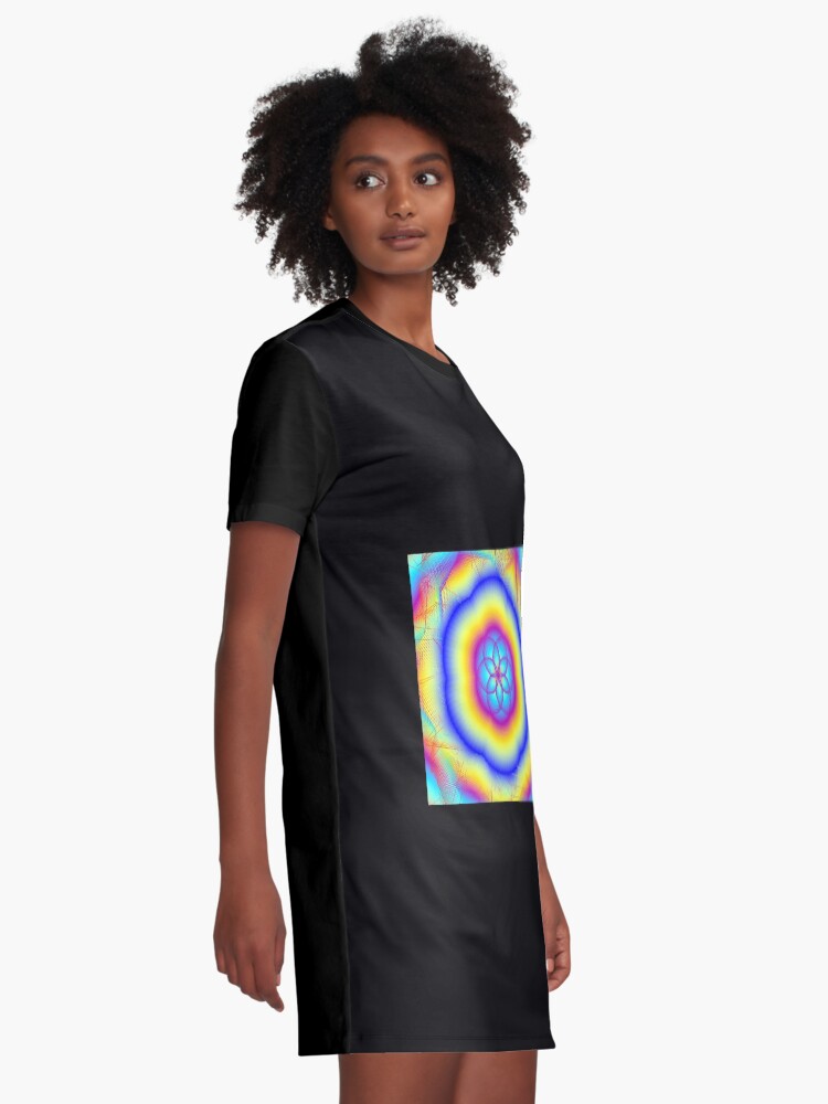 Alternate view of Sacred Gifts for Secret Rainbow Lovers Graphic T-Shirt Dress