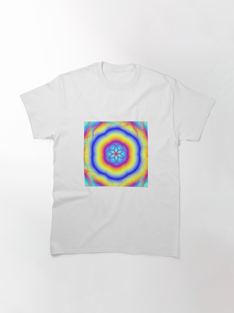 Thumbnail 3 of 7, Classic T-Shirt, Sacred Gifts for Secret Rainbow Lovers designed and sold by zedpower.
