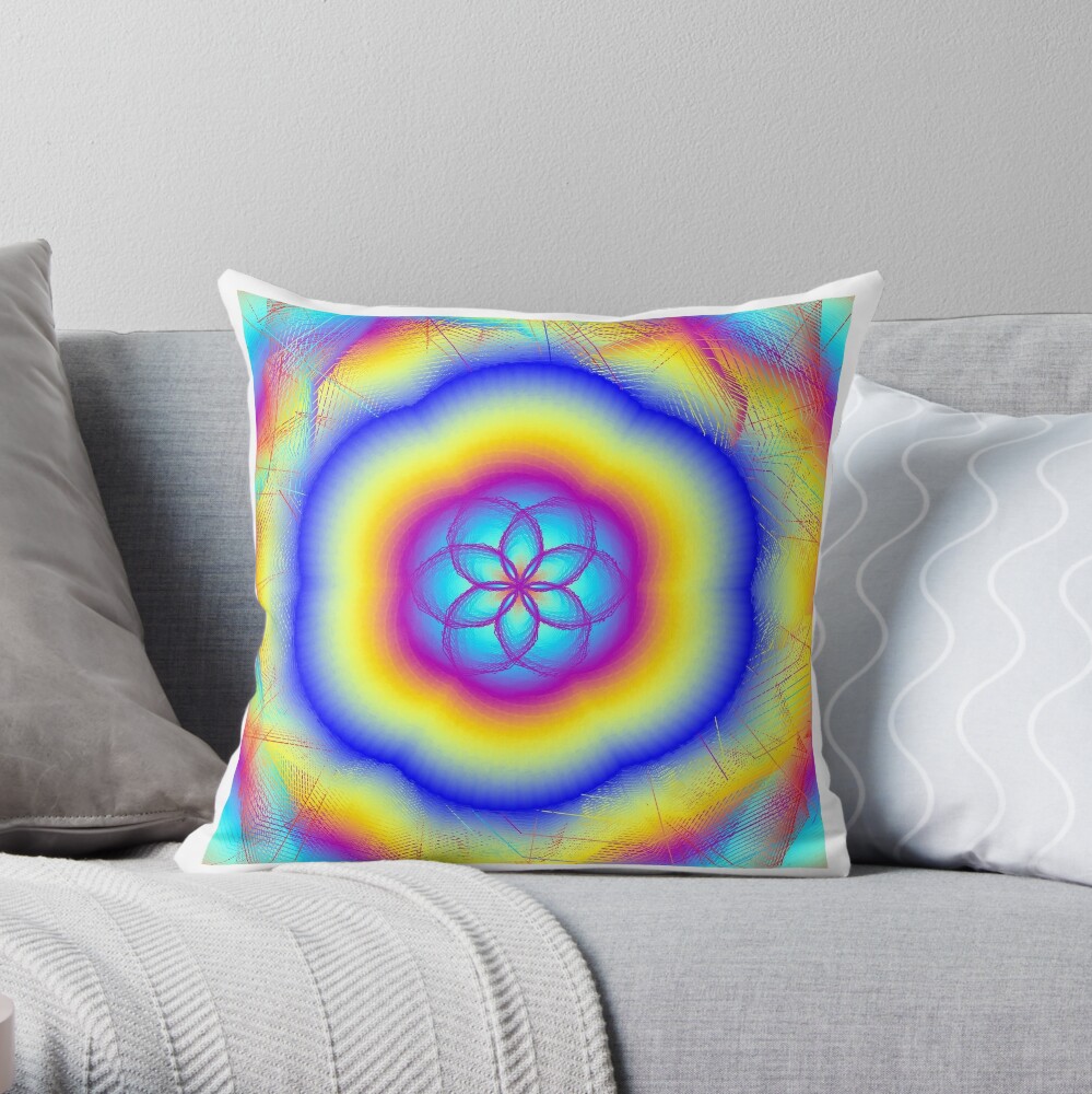 Sacred Gifts for Secret Rainbow Lovers Throw Pillow