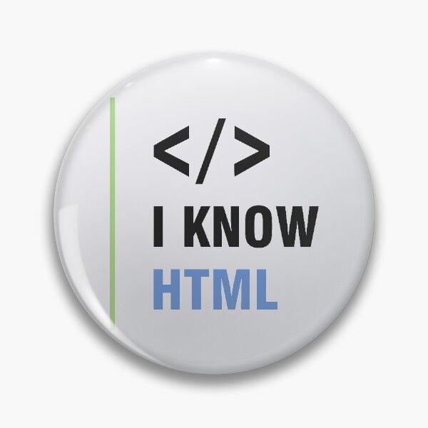Item preview, I Know HTML (Light) designed and sold by Devshirt.