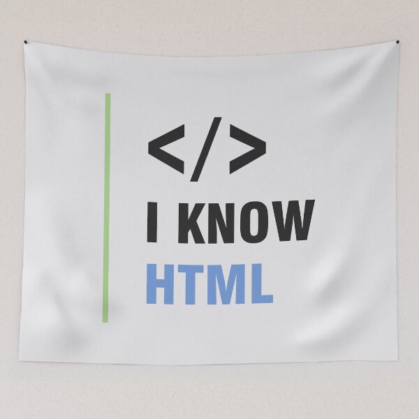 Item preview, I Know HTML (Light) designed and sold by Devshirt.